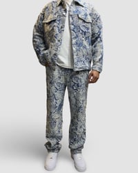 Image 4 of Jean Flowers Blue