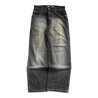 Image 3 of South pole Jeans 2000s New Retro wash Loose Jeans Men's and Women's Y2K Harajuku Gothic Hip Hop Skat