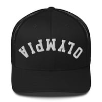 Image 2 of Olympia Upside Down Retro Trucker Cap