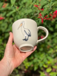 Image 2 of X Large Pelican decorated Mug