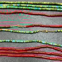 Image 4 of Turquoise Necklace Sonora Gold 18k