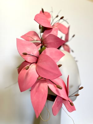 Image of Stunning soft coral flower headpiece 