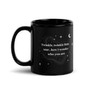 Image 3 of Twinkle Twinkle Black Glossy Mug