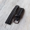 19mm Wild Pigskin Strap - Black