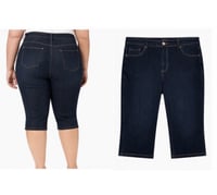 Image 3 of New Sz.22W D-Jeans Denim Capri #384*15