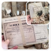 Image 18 of Vintage French envelope of lace samples and booklet