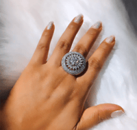 Image 8 of Myra_American Diamond Adjustable Ring  