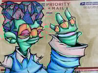 Label 228 Framed  - Untitled 5