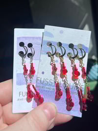 Image 2 of Blood Trickle Earrings (Set)