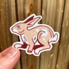 Anti Rabbit's Foot Sticker