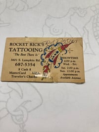 Image 1 of Rocket Ricks tattooing in Georgia 