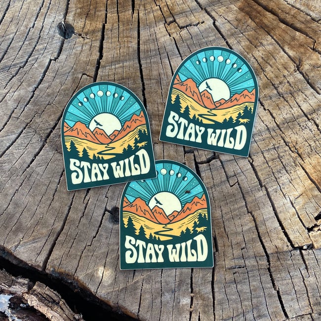 Stay Wild Sticker