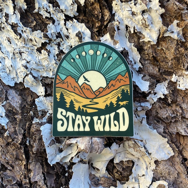 Stay Wild Sticker