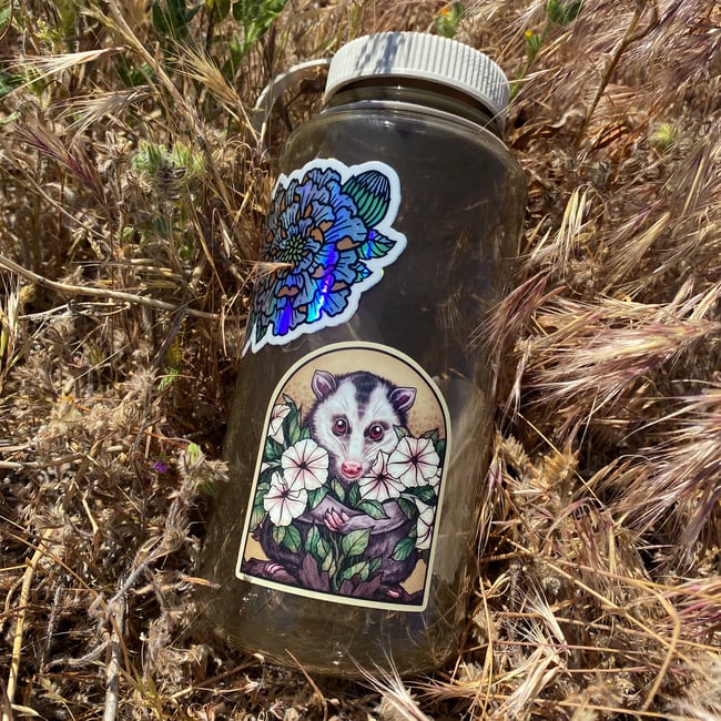 Lunar Opossum Sticker