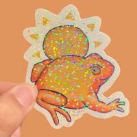 Image 2 of Sun Frog Vinyl Sticker