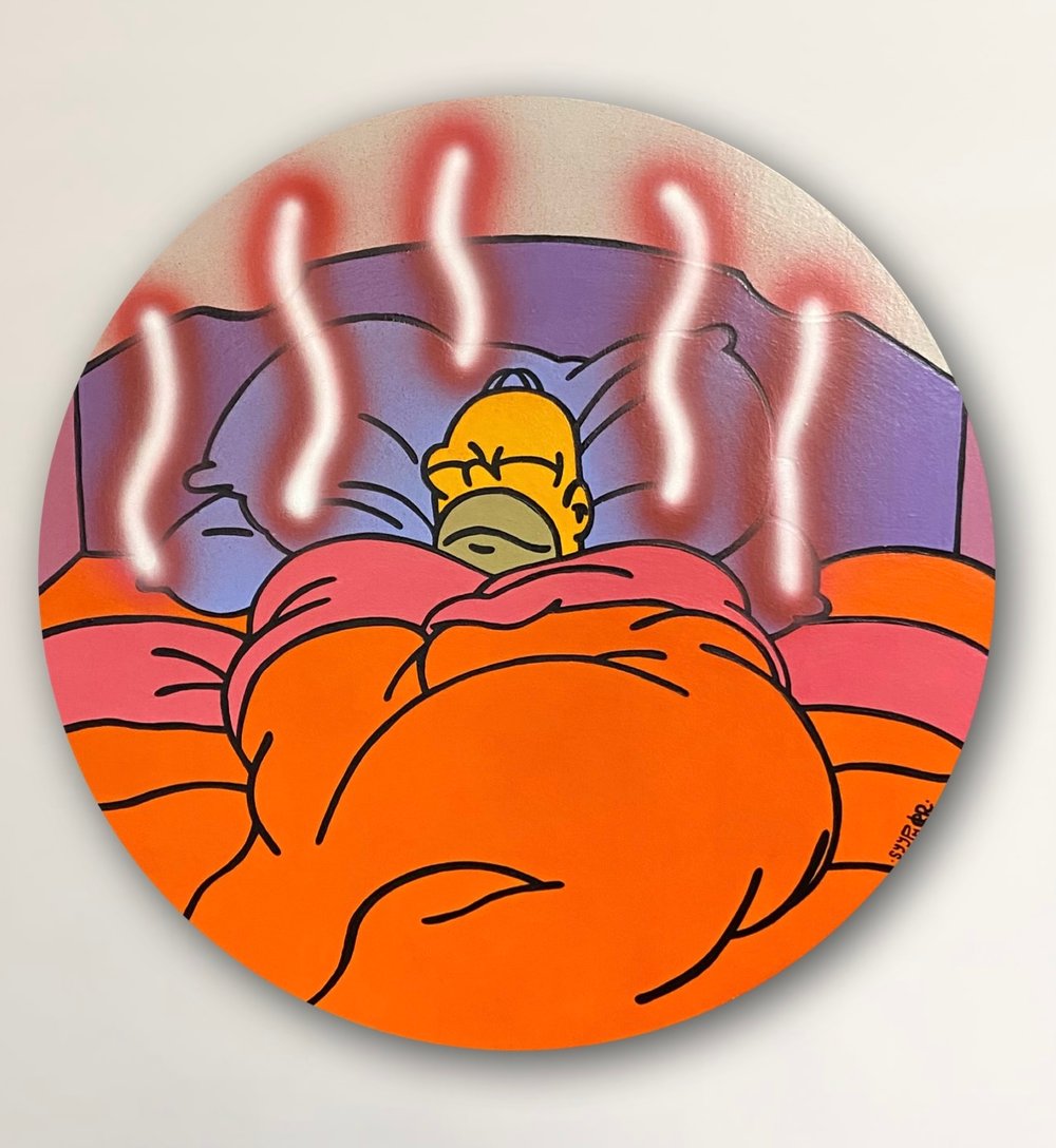"Big Toasty Cinnamon Bun" Original Artwork