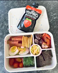 Image 2 of Silicone Bento 5 Lunchbox Dusk Pink RRP$44