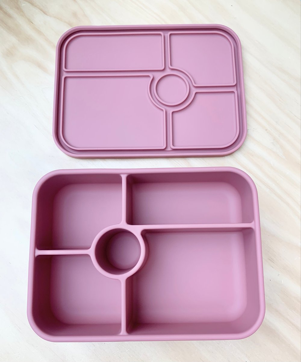 Silicone Bento 5 Lunchbox Dusk Pink