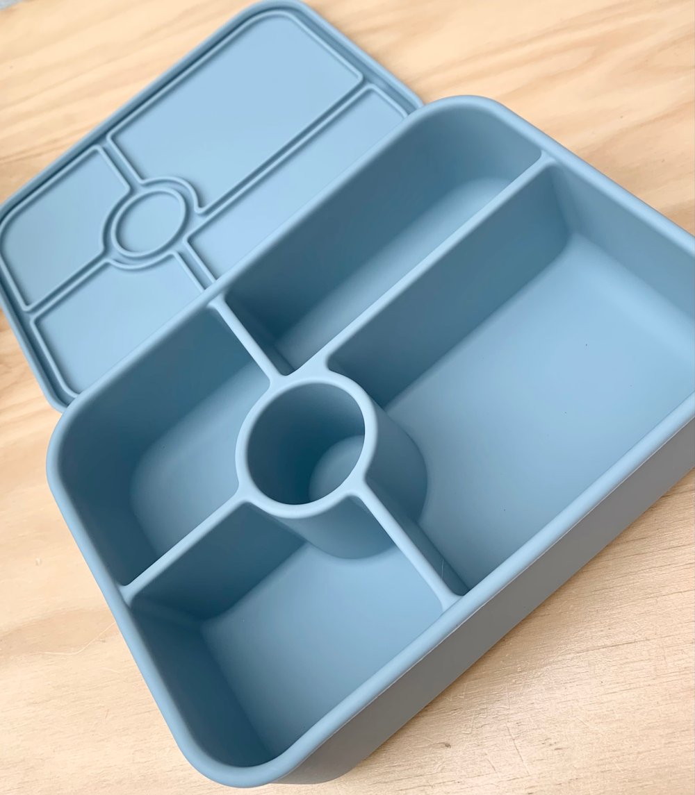 Silicone Bento 5 Lunchbox Dusk Blue