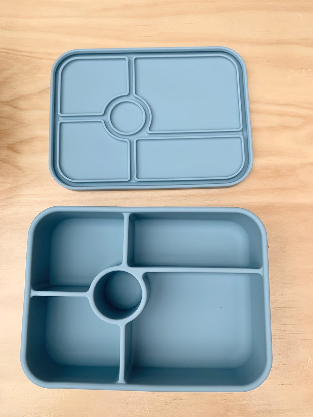 Silicone Bento 5 Lunchbox Dusk Blue