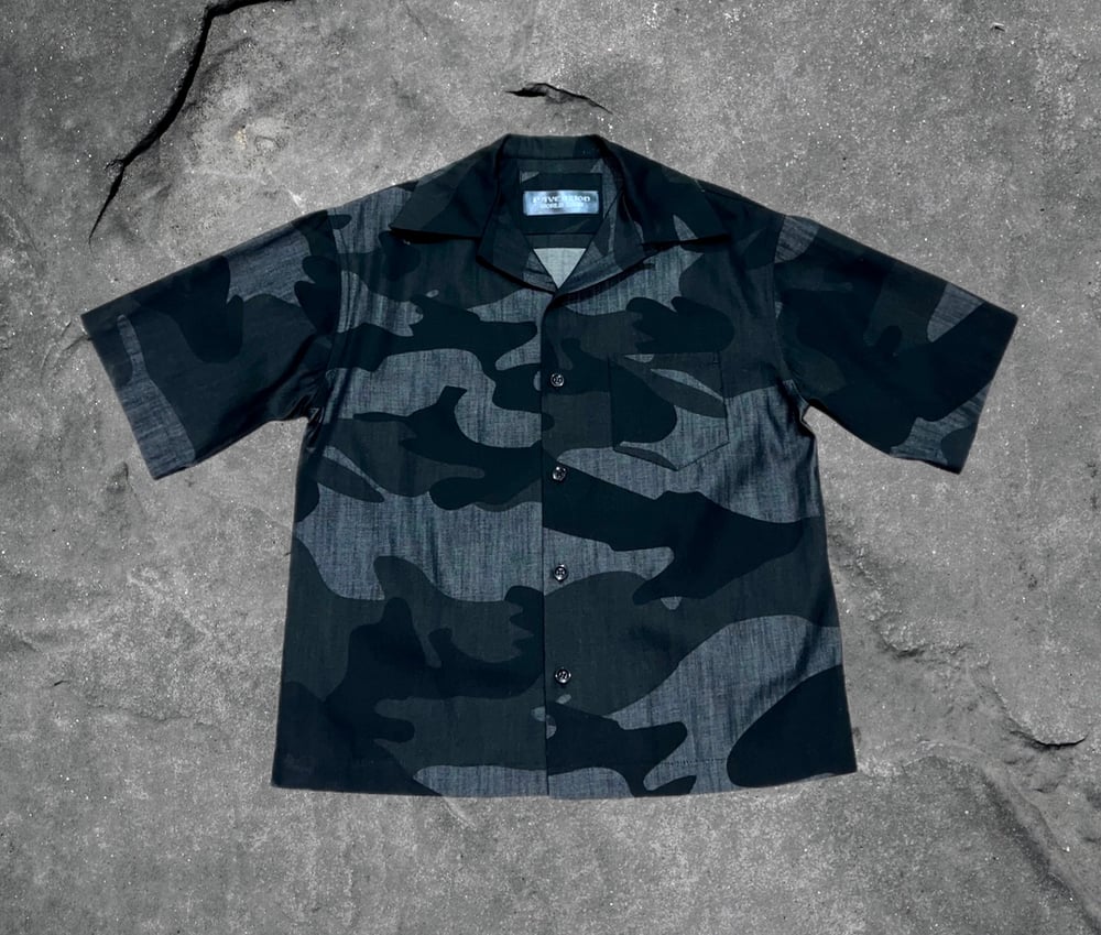 Image of PAYCATION CAMO BOWLING SHIRT