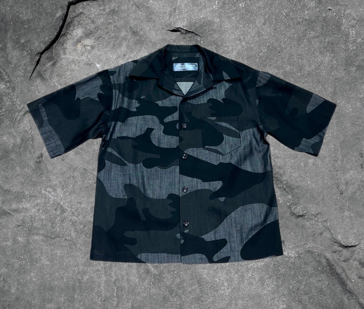 Image of PAYCATION CAMO BOWLING SHIRT