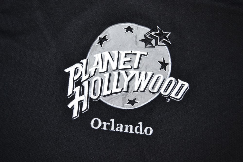 Image of Vintage 1990's Planet Hollywood Orlando Hockey Jersey Sz.L