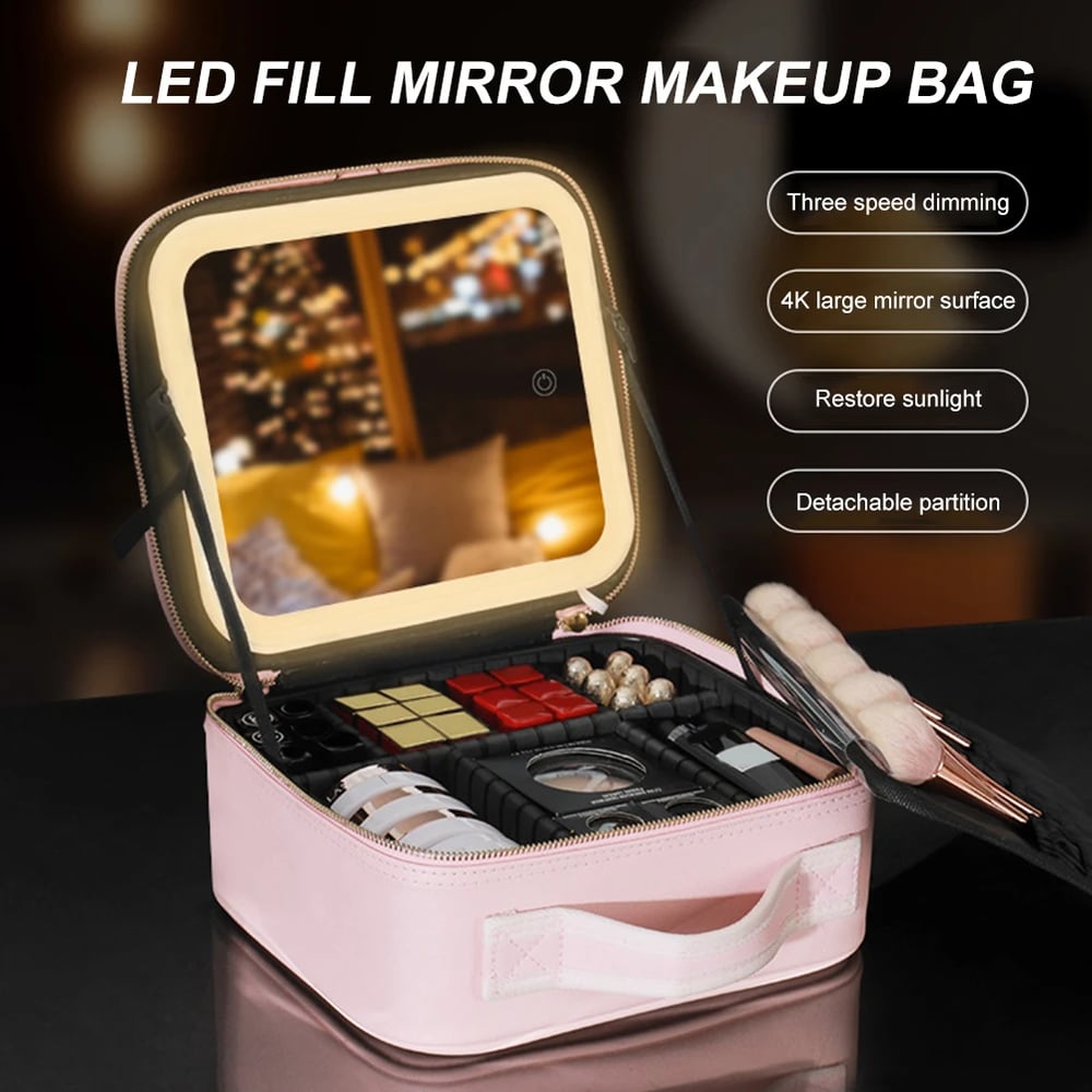 Image of LED Cosmetic Makeup Bag