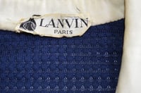 Image 5 of LANVIN 1970S NAVY DRESS
