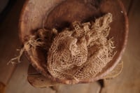 Image 1 of natural beige bulrap layer
