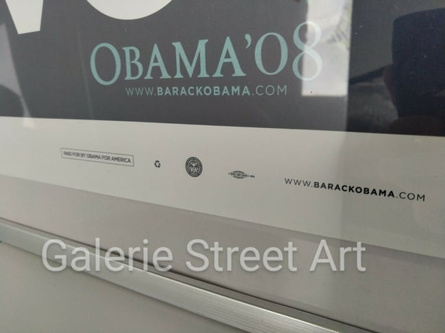 Shepard Fairey "OBEY"  Affiche OFFICIELLE Barack Obama Vote 2008