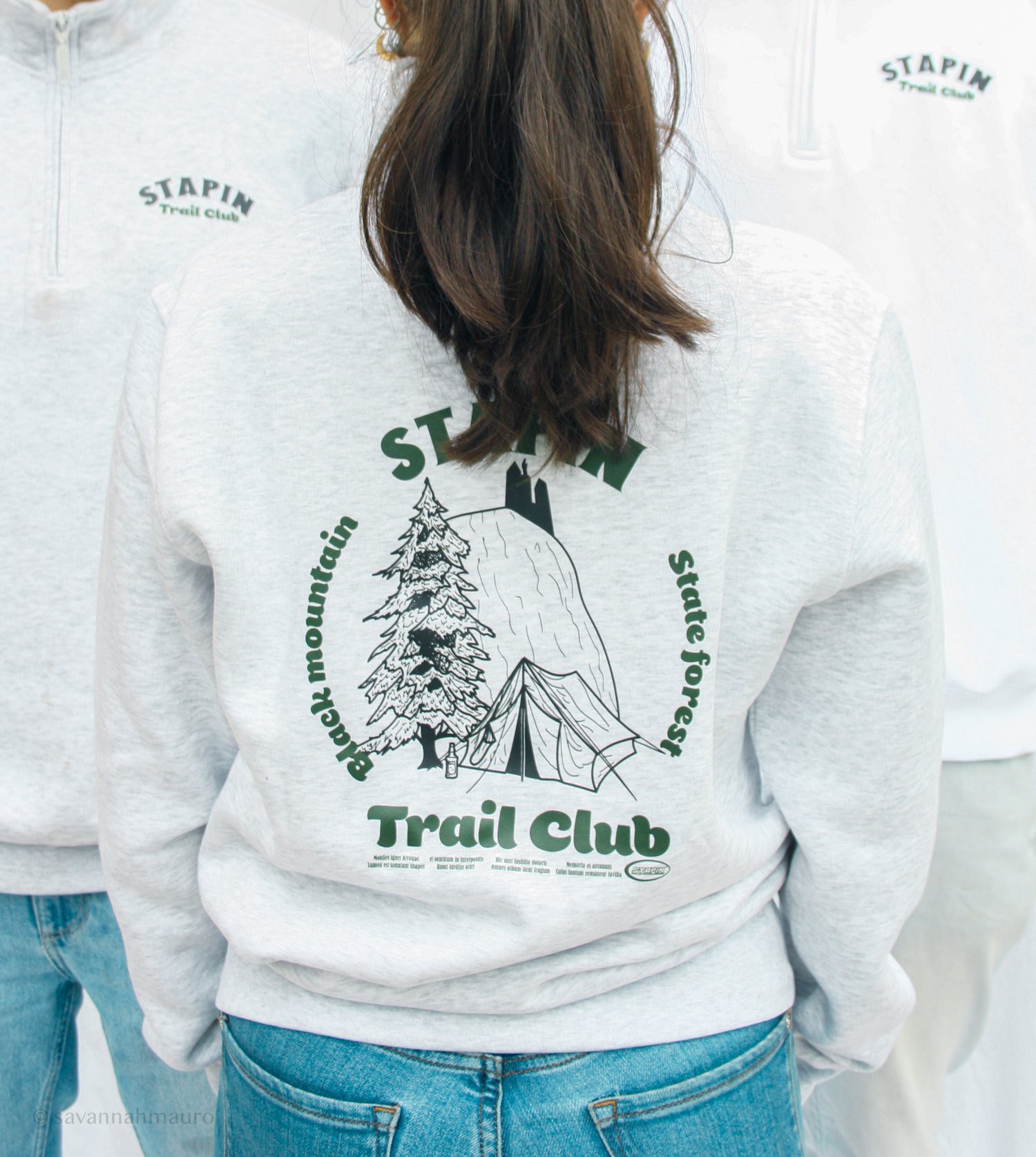 Image of Sweat zippé Trail club