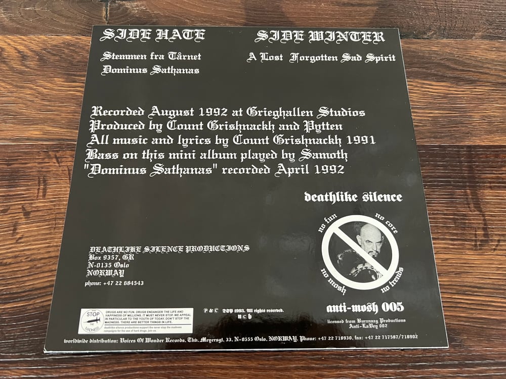 Burzum - Aske Vinyl 