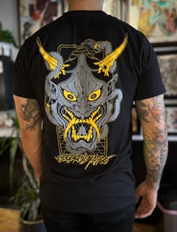 Image 1 of Black Hannya T-shirt