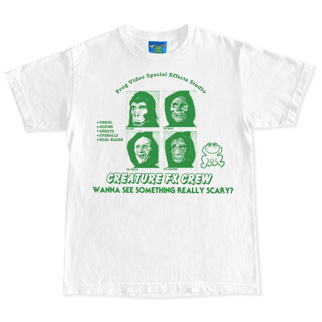 Frog Video Creature Effects Crew Shirt