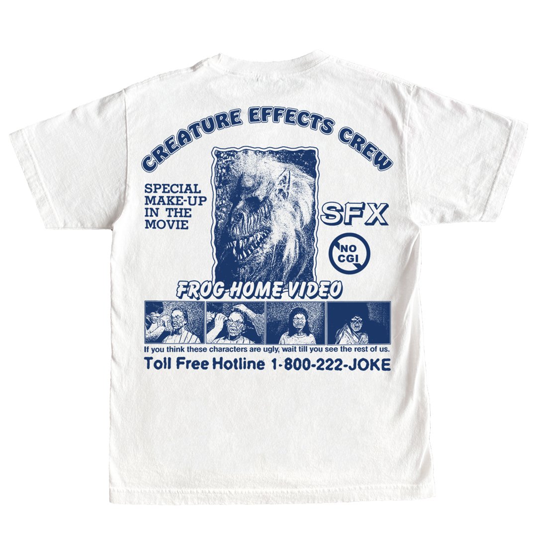 Frog Video Creature Effects Crew Shirt