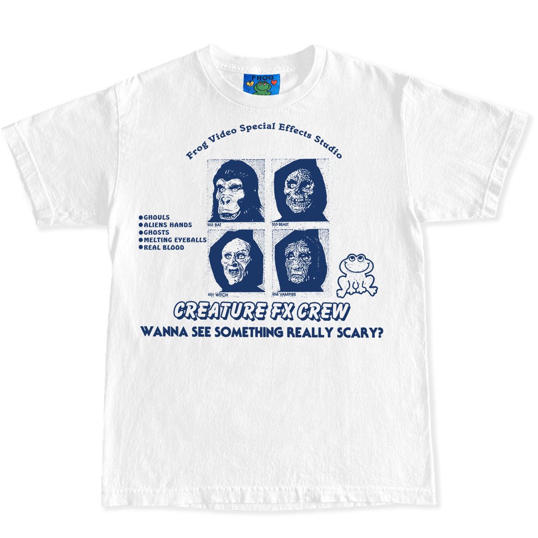 Frog Video Creature Effects Crew Shirt