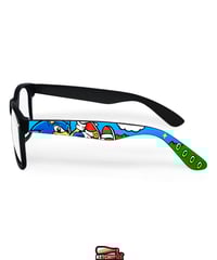Image 3 of Custom Sonic glasses/sunglasses by Ketchupize