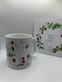 Image 1 of 'Ducks and Strawberries' Mug