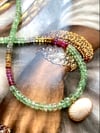 Collier Amulettes corail blanc  2 