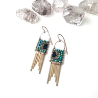 Image 3 of Minima Deco Turquoise Earrings