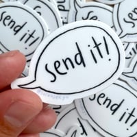 Image 3 of send it sticker 