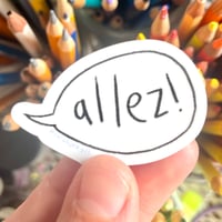 Image 2 of allez sticker