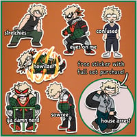 Image 2 of "Silly Kacchan" Stickers