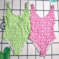 Image 1 of Neon Versace swimsuit 