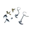 Cat's claw earrings in sterling silver or gold