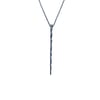 Narwhal tusk necklace in sterling silver or gold