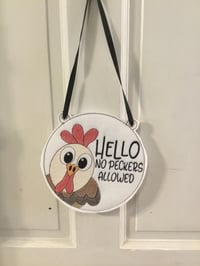 Image 4 of Round Door Hanger Signs