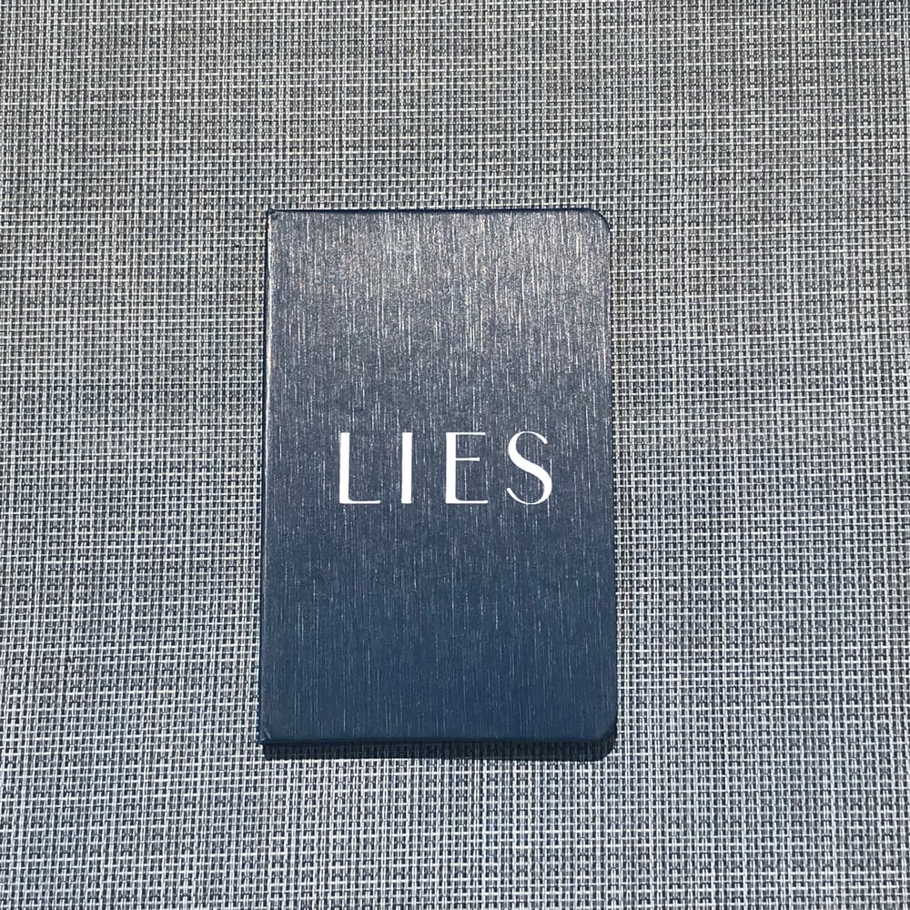 Image of LIES Notebook