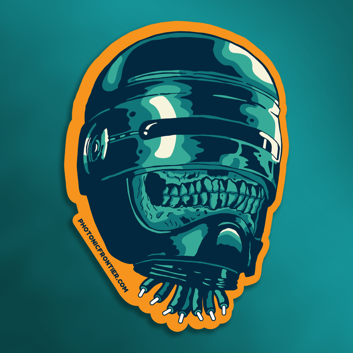 Robocop Sticker | Photonic Figures